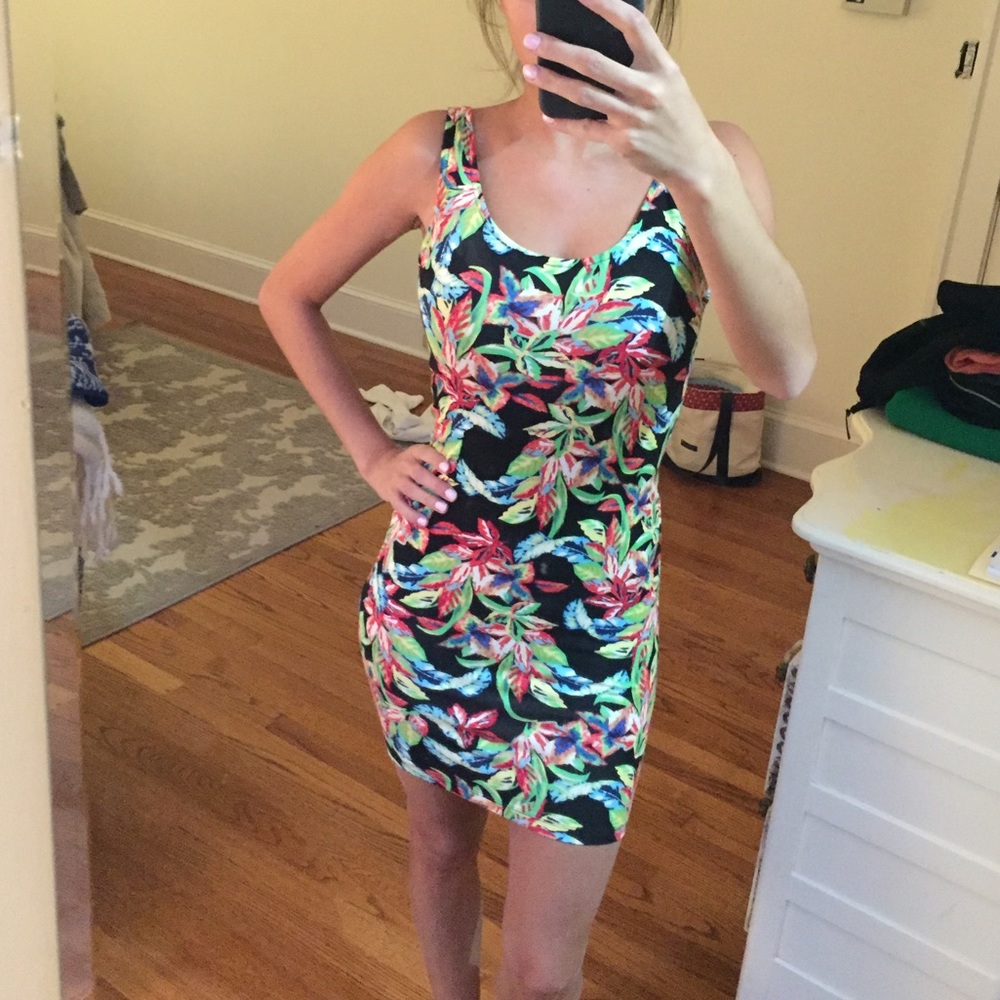 Hawaiian mini dress
